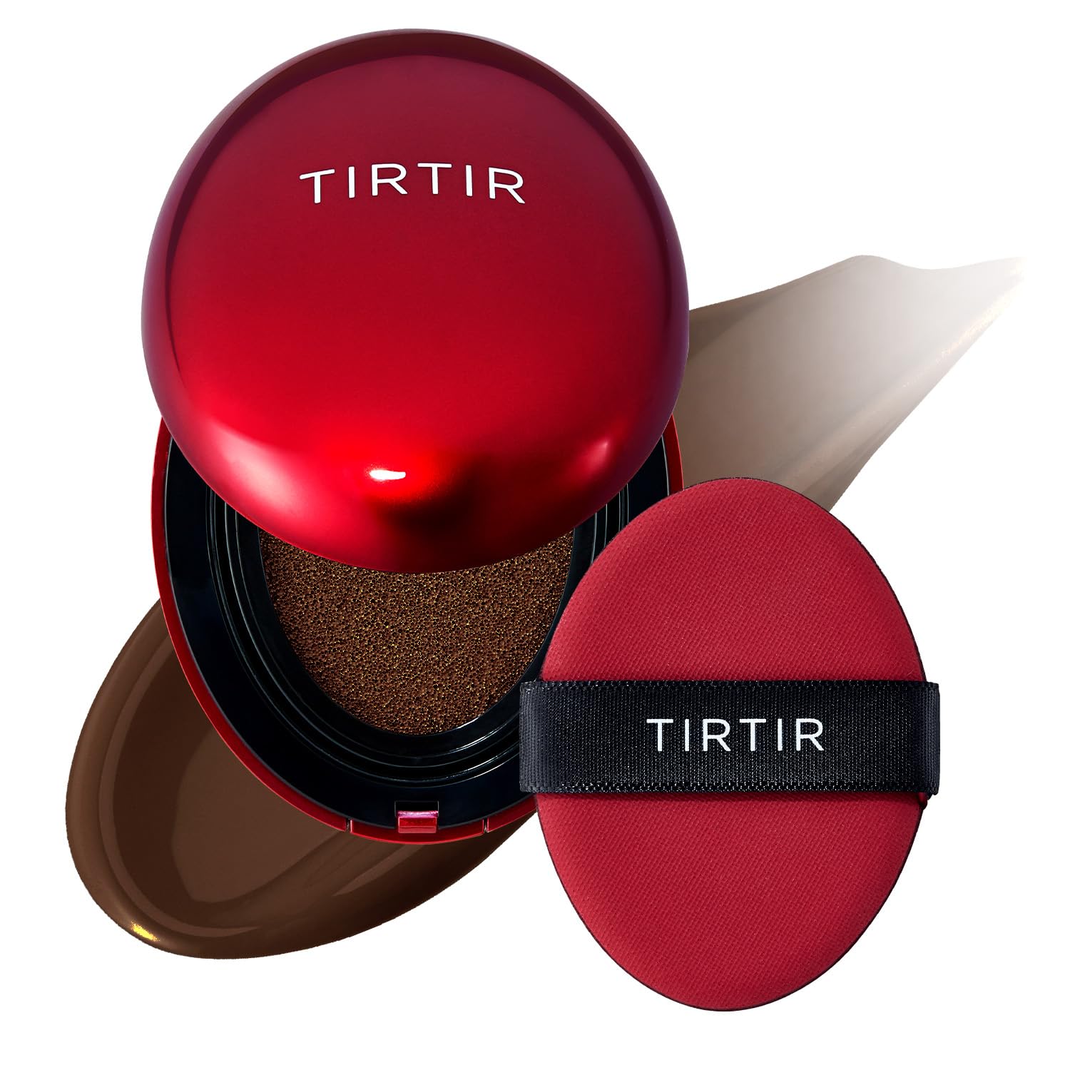 TIRTIR Mask Fit Red Cushion Foundation for Glass Skin, Long-Lasting, Lightweight, Buildable Coverage Make up 