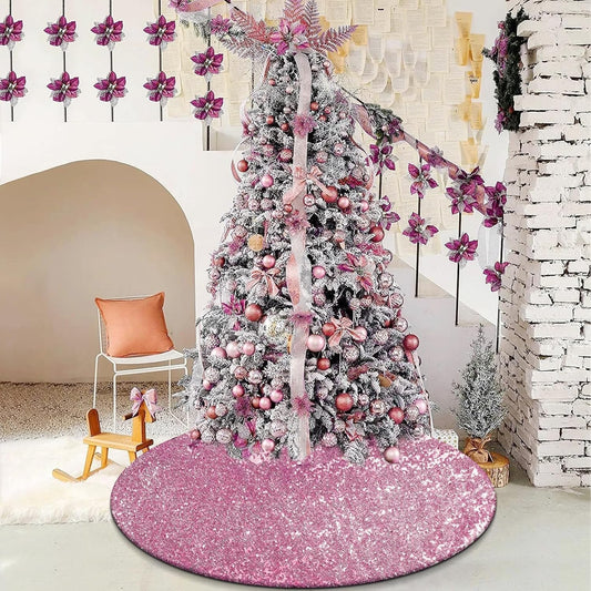 Pink Tree Skirt, 36 Inch