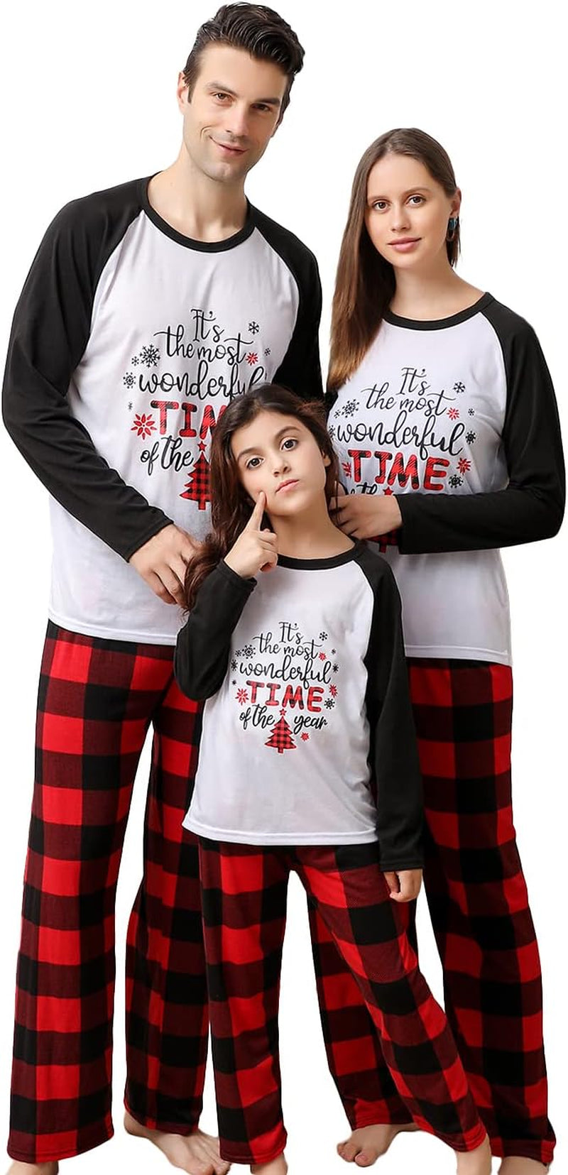 Christmas Winter Matching Pajamas for Family for Women, Men, and Kids